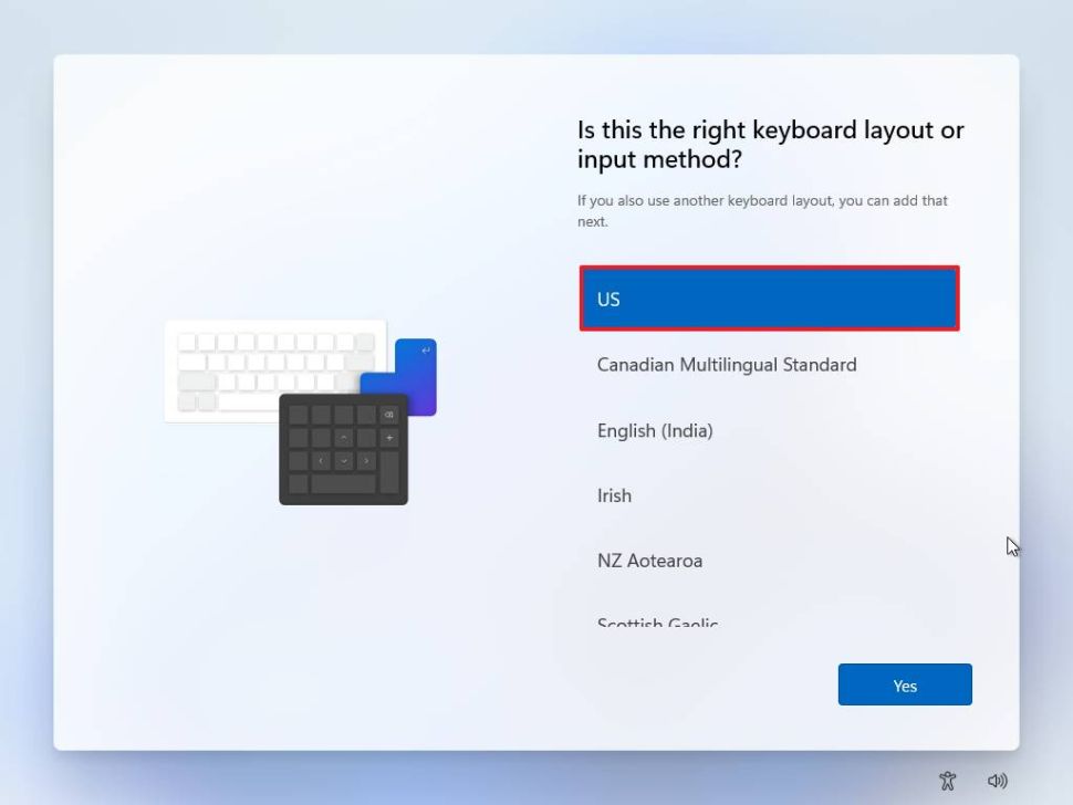 Windows 11 Select Keyboard