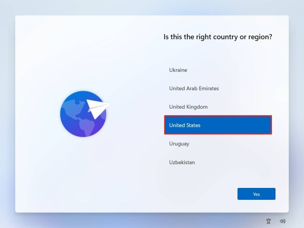 Windows 11 Region